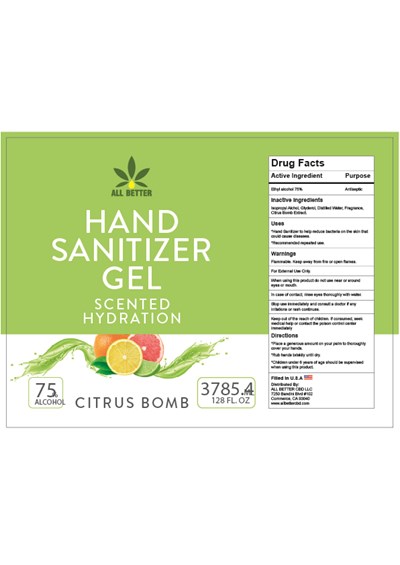 Hand Sanitizer (Citrus Bomb 1gallon)